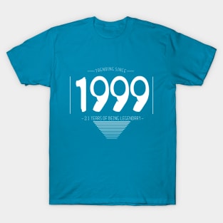 21st Birthday T-Shirt - Vintage 1999 T-Shirt